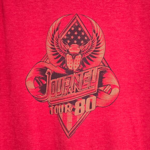 Journey Tour 80 Graphic Band T Shirt. Size Large - Picture 2 of 4